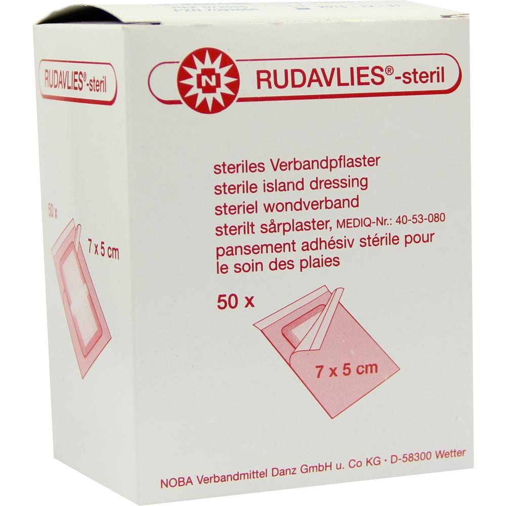 Rudavlies Steril 7cmx5cm Verbandpflaster null