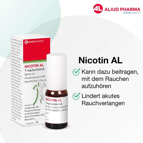 Nicotin Al 1mg/Sprühstoß Spray Z.an.i.d.mundhö Lsg 2 St ALIUD Pharma bei onfy.de kaufen 16086334