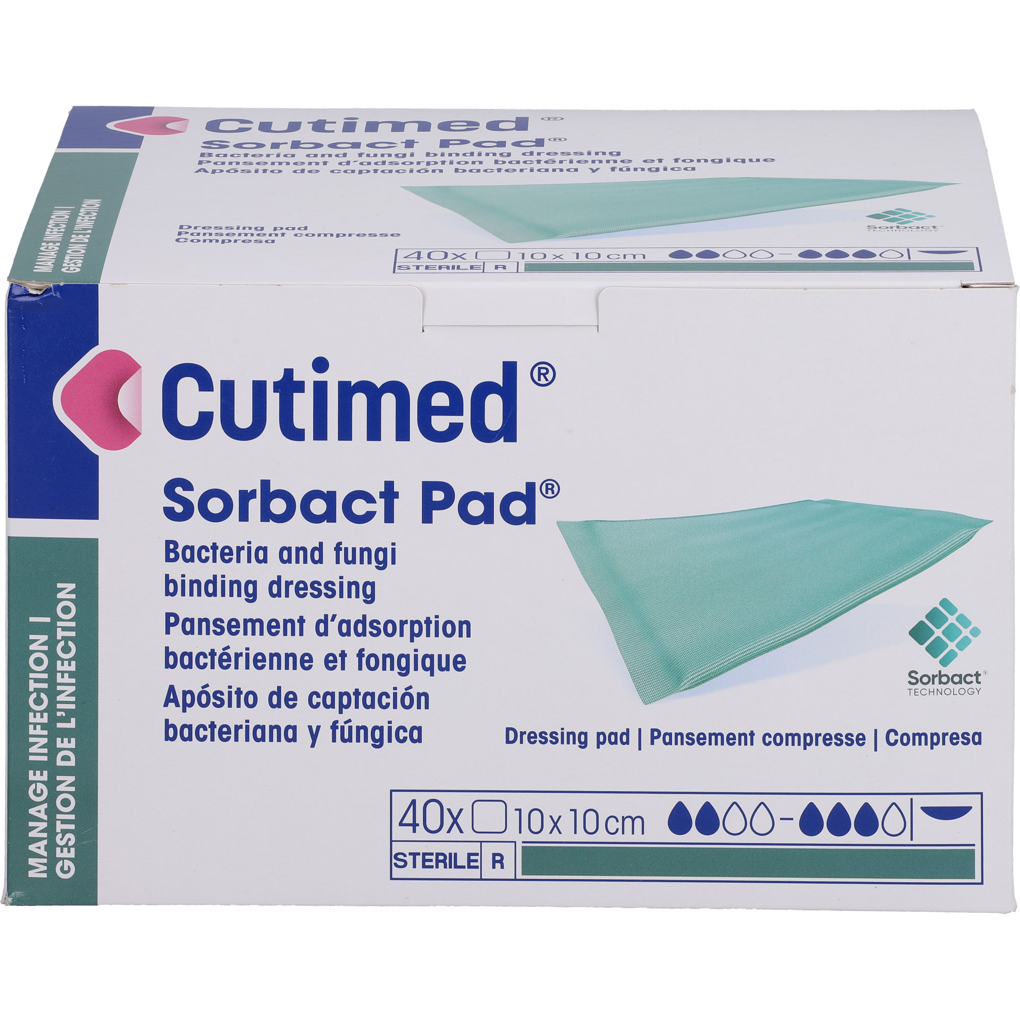 Cutimed Sorbact Pad 10x10 cm null