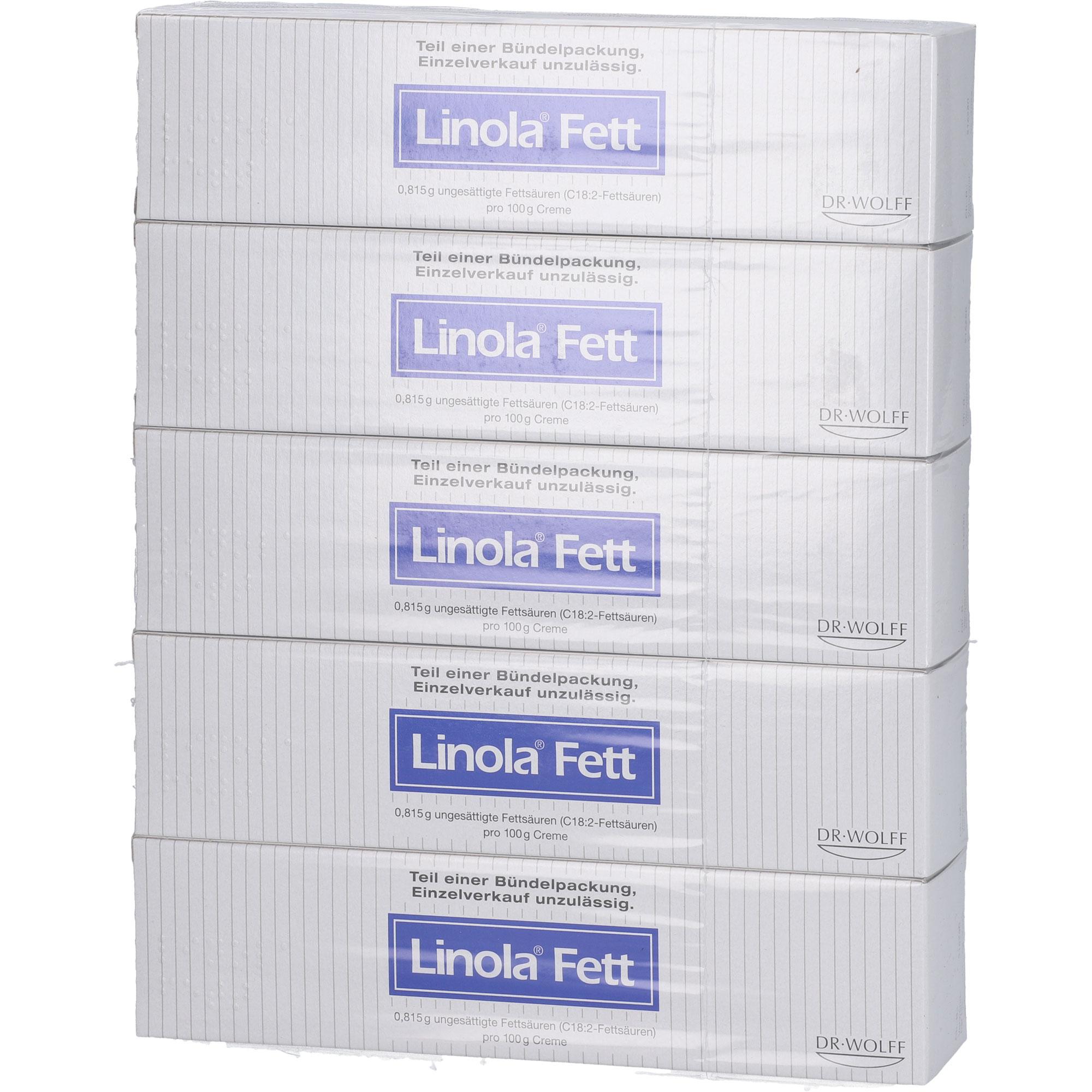 Linola Fett 5x100 g Dr. August Wolff GmbH & Co. KG Arzneimittel bei onfy.de kaufen 19721498