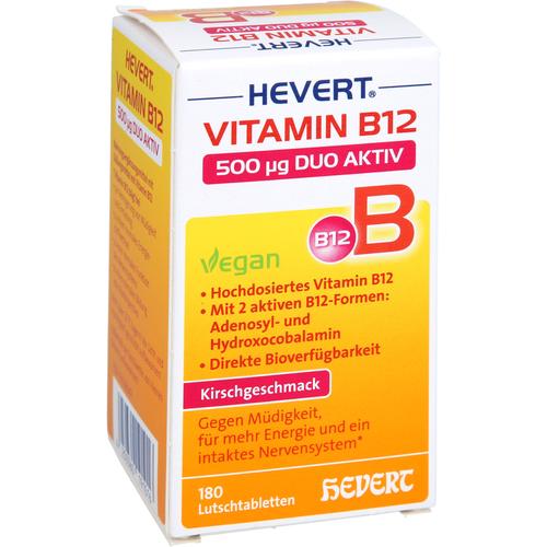 Vitamin B12 Hevert 500 Ug Duo Aktiv 180 St Hevert-Arzneimittel bei onfy.de kaufen 19636947