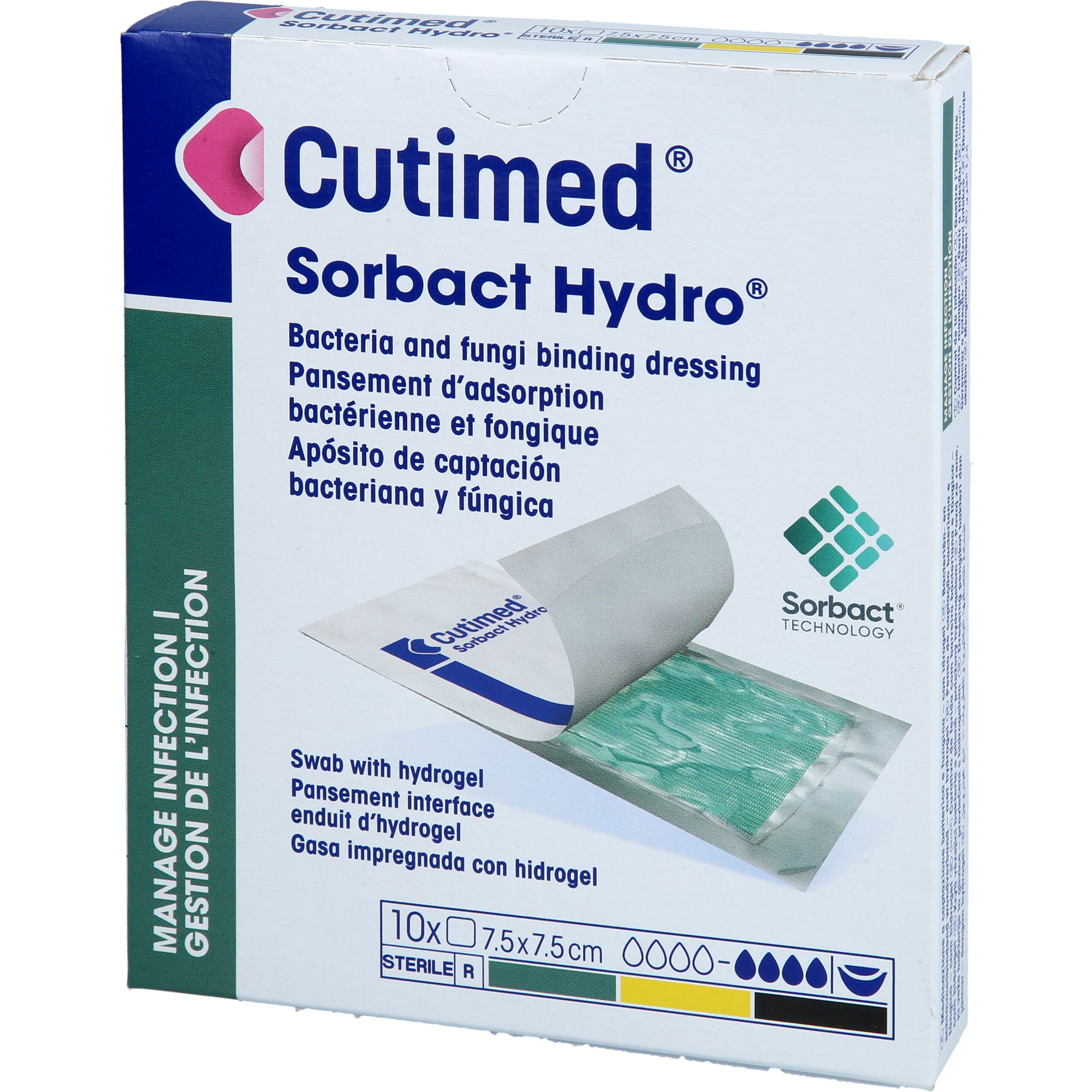 Cutimed Sorbact Hydro Gel Kompressen 7.5x7.5 cm 10 St adequapharm bei onfy.de kaufen 20135883