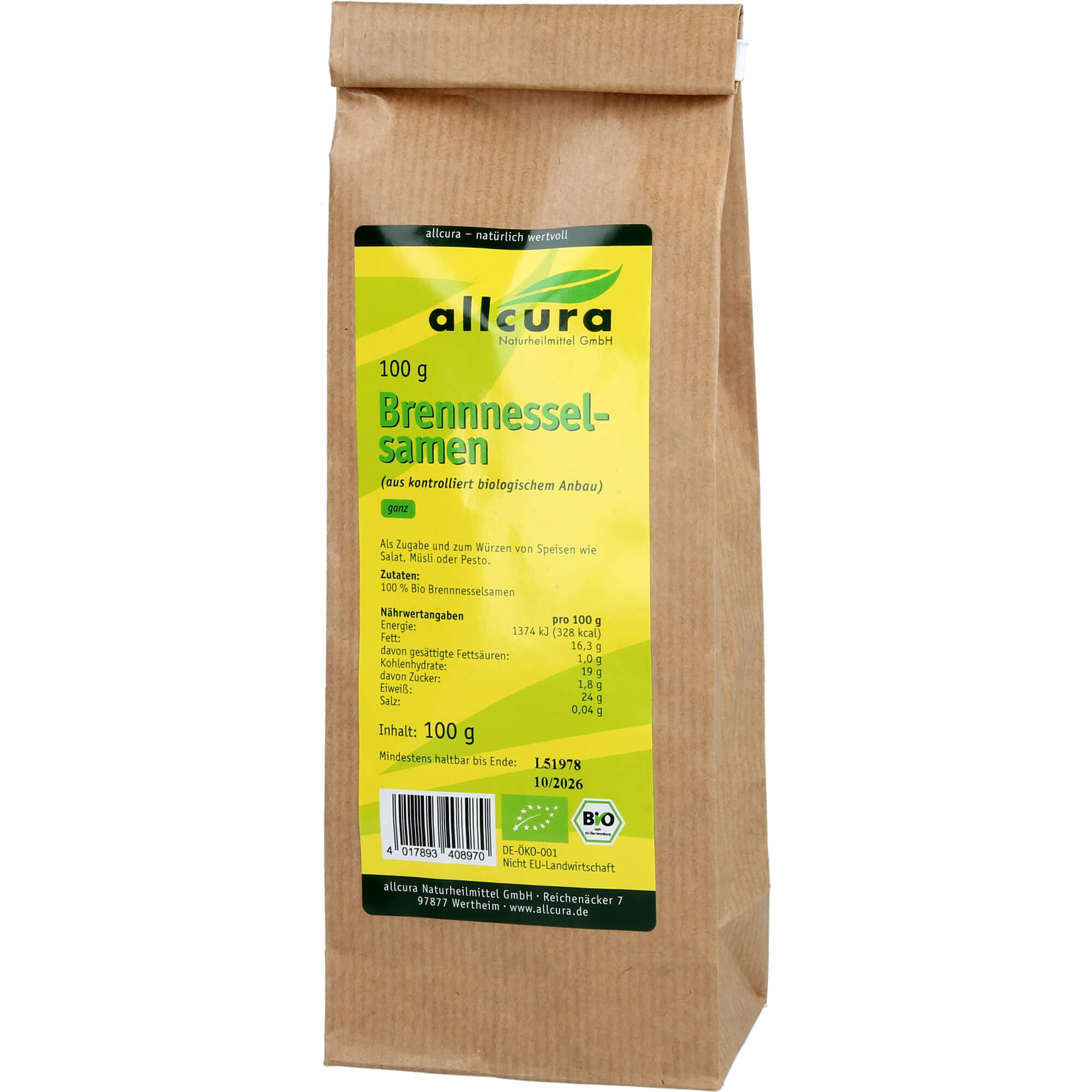 Brennnesselsamen Bio 100 g allcura Naturheilmittel bei onfy.de kaufen 19399312