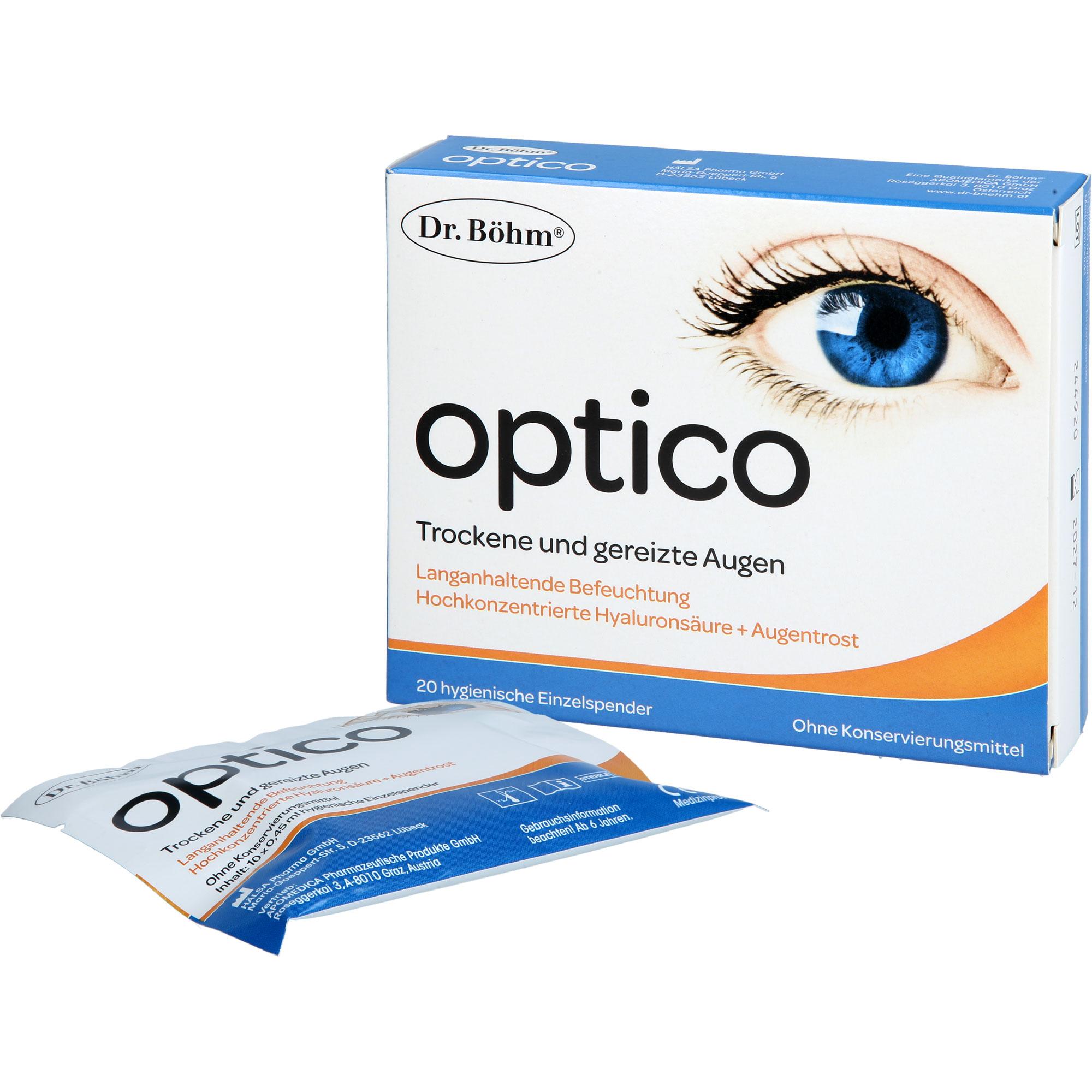 Dr. Böhm Optico Augentropfen 20x0.45 ml Apomedica Pharmazeutische Produkte bei onfy.de kaufen 19280640