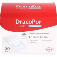 Dracopor Waterproof Wundverband Steril 3.8x3.8cm