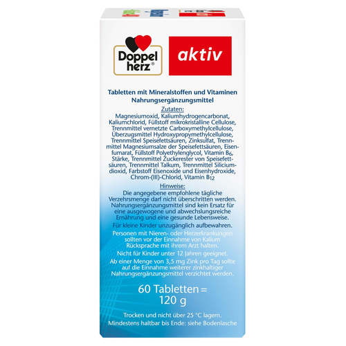Doppelherz Magnesium+kalium 60 St Queisser Pharma bei onfy.de kaufen 11692343