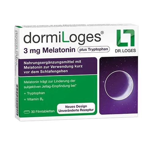 Dormiloges 3mg Melatonin Plus Tryptophan 30 St Dr. Loges bei onfy.de kaufen 18398635