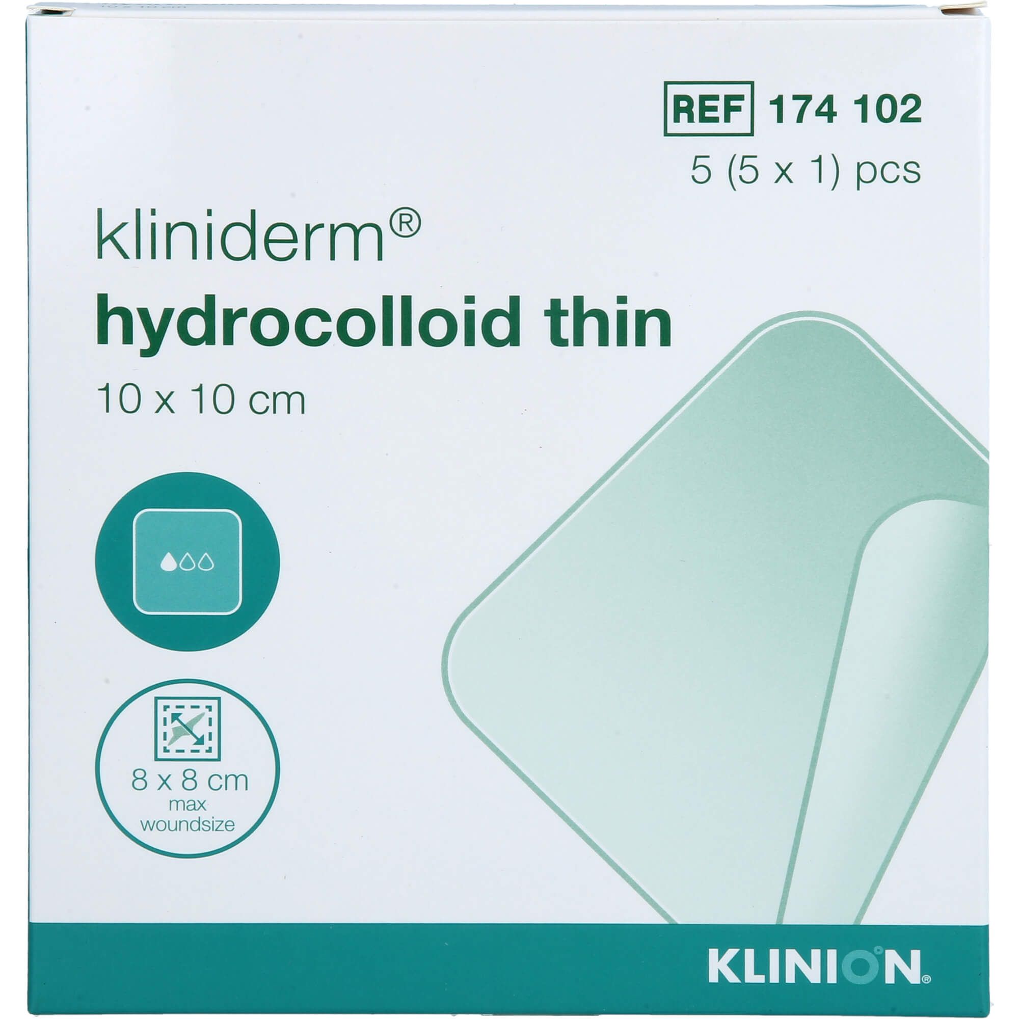 Hydrokolloid-Verband Dünn 10x10cm null