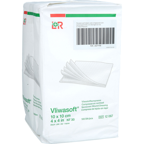 Vliwasoft Vlieskompressen Unsteril 10x10 cm 6L 100 St Avitamed bei onfy.de kaufen 20277749