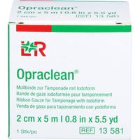 Opraclean Mullbinde Z.tampon.m.jodoform 2 cmx5 M null