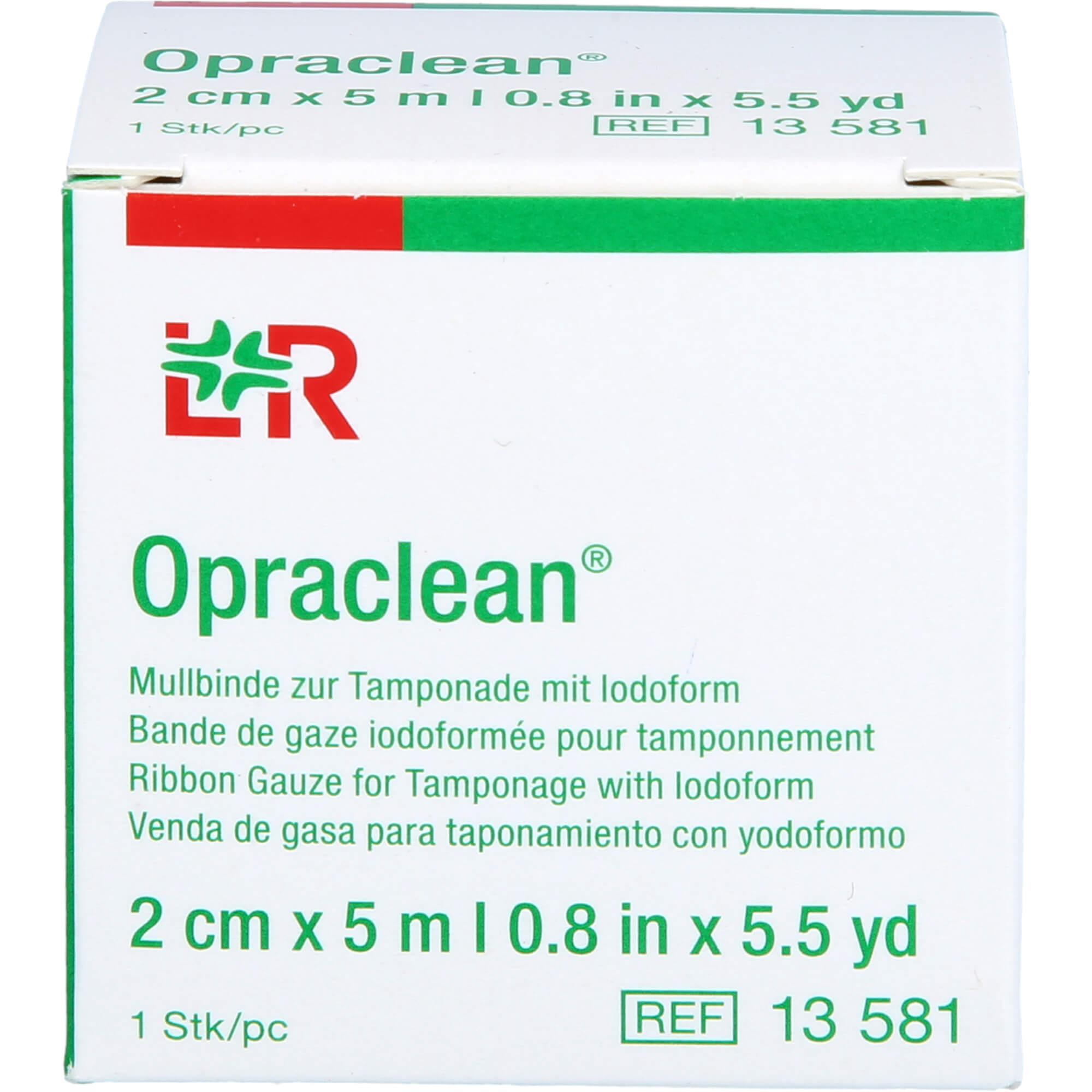 Opraclean Mullbinde Z.tampon.m.jodoform 2 cmx5 M null