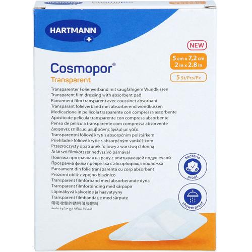 Cosmopor Transparent 5x7.2cm Steril 5 St PAUL HARTMANN bei onfy.de kaufen 17206148