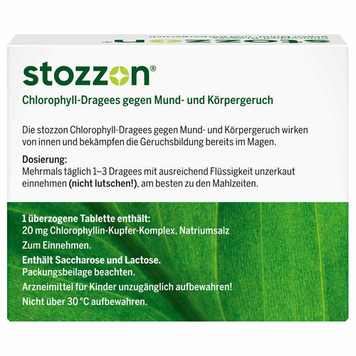 Stozzon Chlorophyll 100 St Queisser Pharma bei onfy.de kaufen 07474020