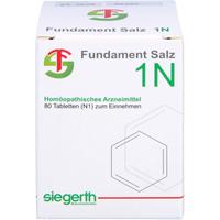 Fundament Salz I N null