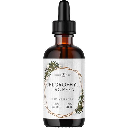 Chlorophyll-Tropfen aus Alfalfa Nordic Pure 100 ml Mediakos bei onfy.de kaufen 20095132