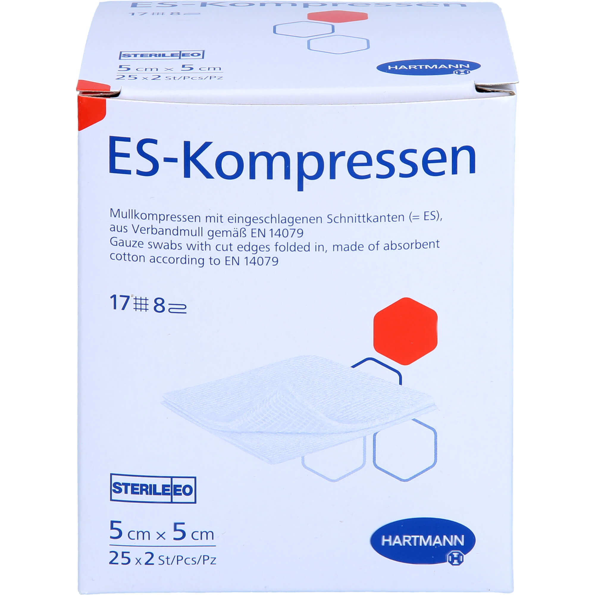 Es-Kompressen Steril 5x5 cm 8Fach null