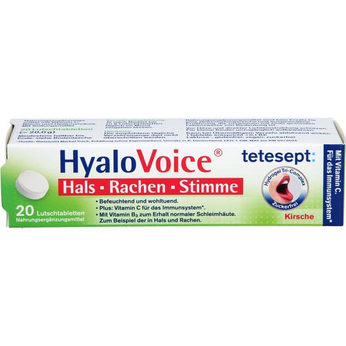 Tetesept Hyalovoice Hals Rachen Stimme 20 St Merz Consumer Care bei onfy.de kaufen 19284098