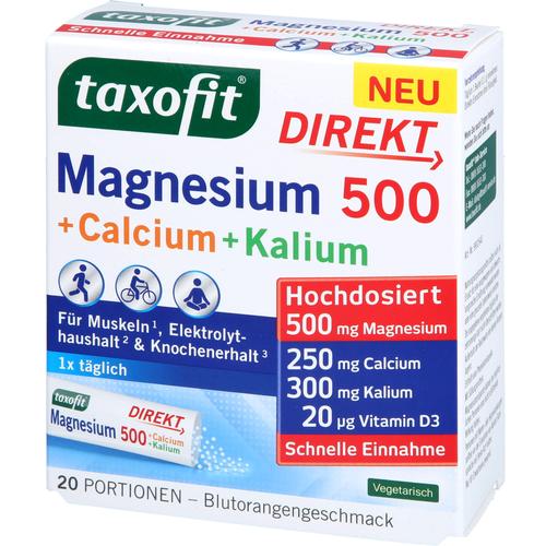 Taxofit Magnesium 500 + Calcium + Kalium Direkt 20 St MCM KLOSTERFRAU Vertr. bei onfy.de kaufen 18913818