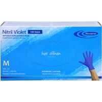 Nitrilhandschuhe Blue Violet M Puderfrei