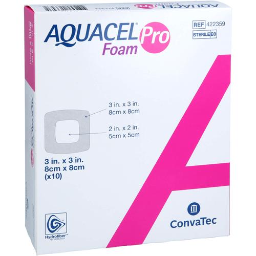 Aquacel Foam pro 8x8 cm Hydrofiber Schaumverband 10 St EurimPharm Arzneimittel bei onfy.de kaufen 19103688