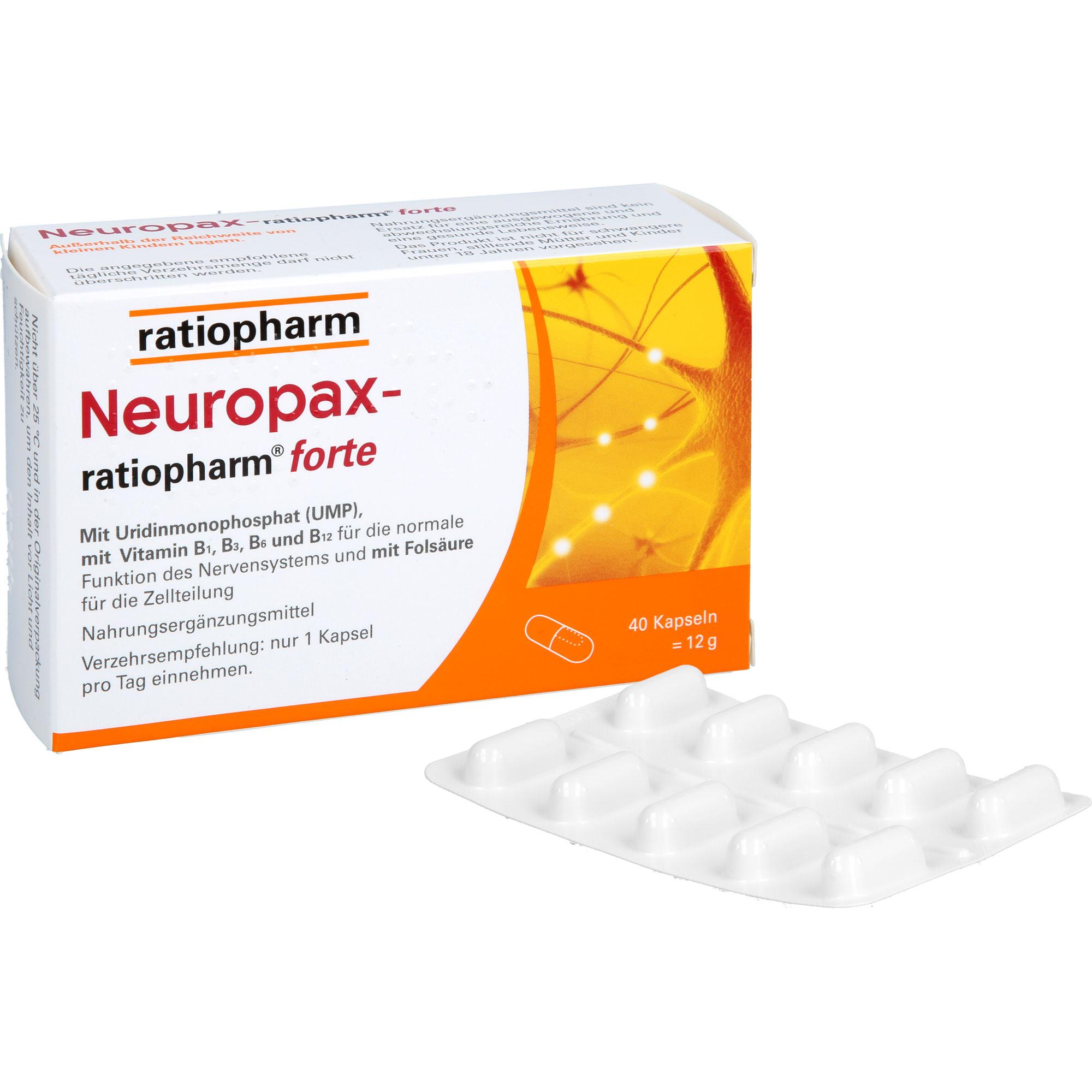 Neuropax-Ratiopharm Forte 40 St ratiopharm bei onfy.de kaufen 19386574