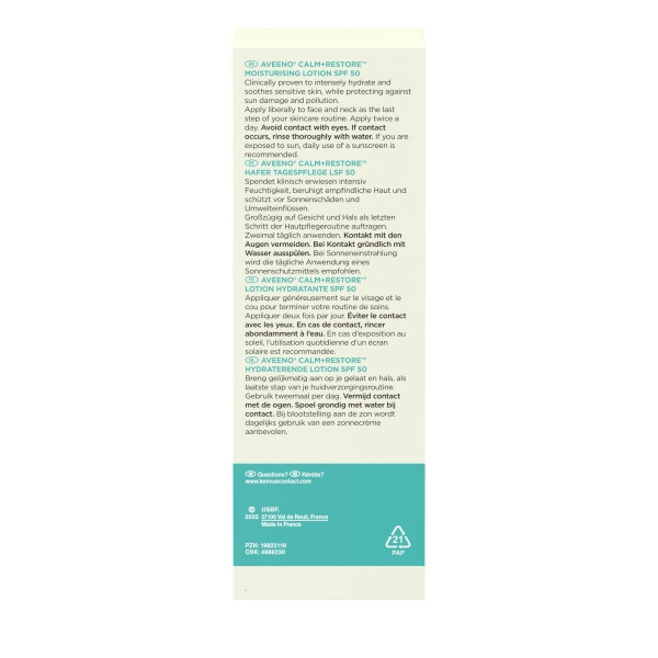 Aveeno Calm+ Restore Hafer Tagespflege LSF 50 50 ml Kenvue Germany GmbH (OTC) bei onfy.de kaufen 19822118