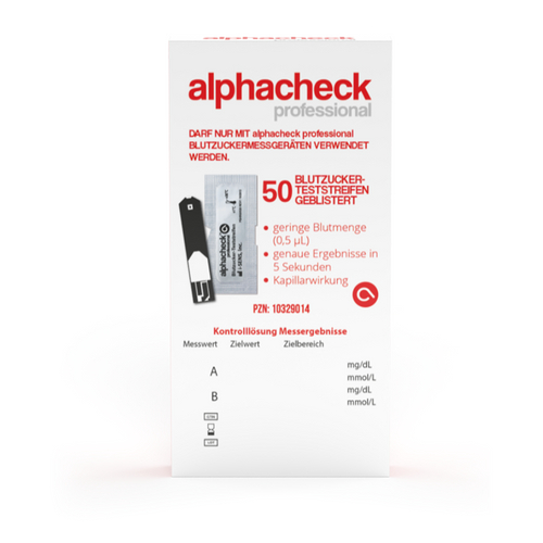 Alphacheck Professional Teststreifen - Geblistert 50 St Berger Med bei onfy.de kaufen 10329014