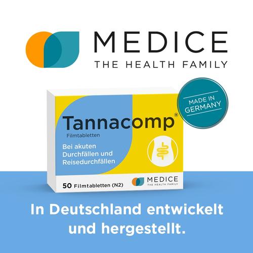 Tannacomp bei akutem Durchfall & Bauchkrämpfen 50 St MEDICE Arzneimittel Pütter bei onfy.de kaufen 01900349
