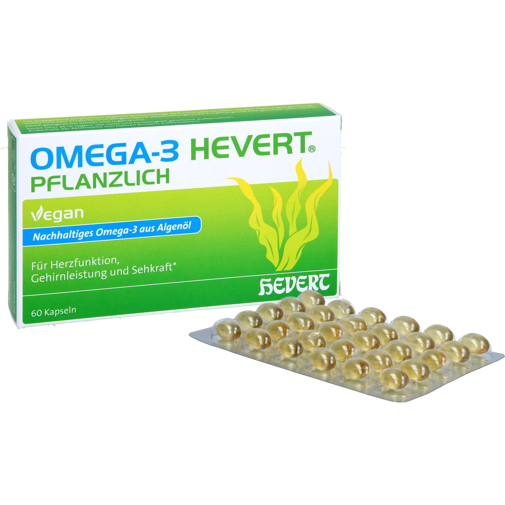 Omega-3 Hevert Pflanzlich 60 St Hevert-Arzneimittel bei onfy.de kaufen 19383535