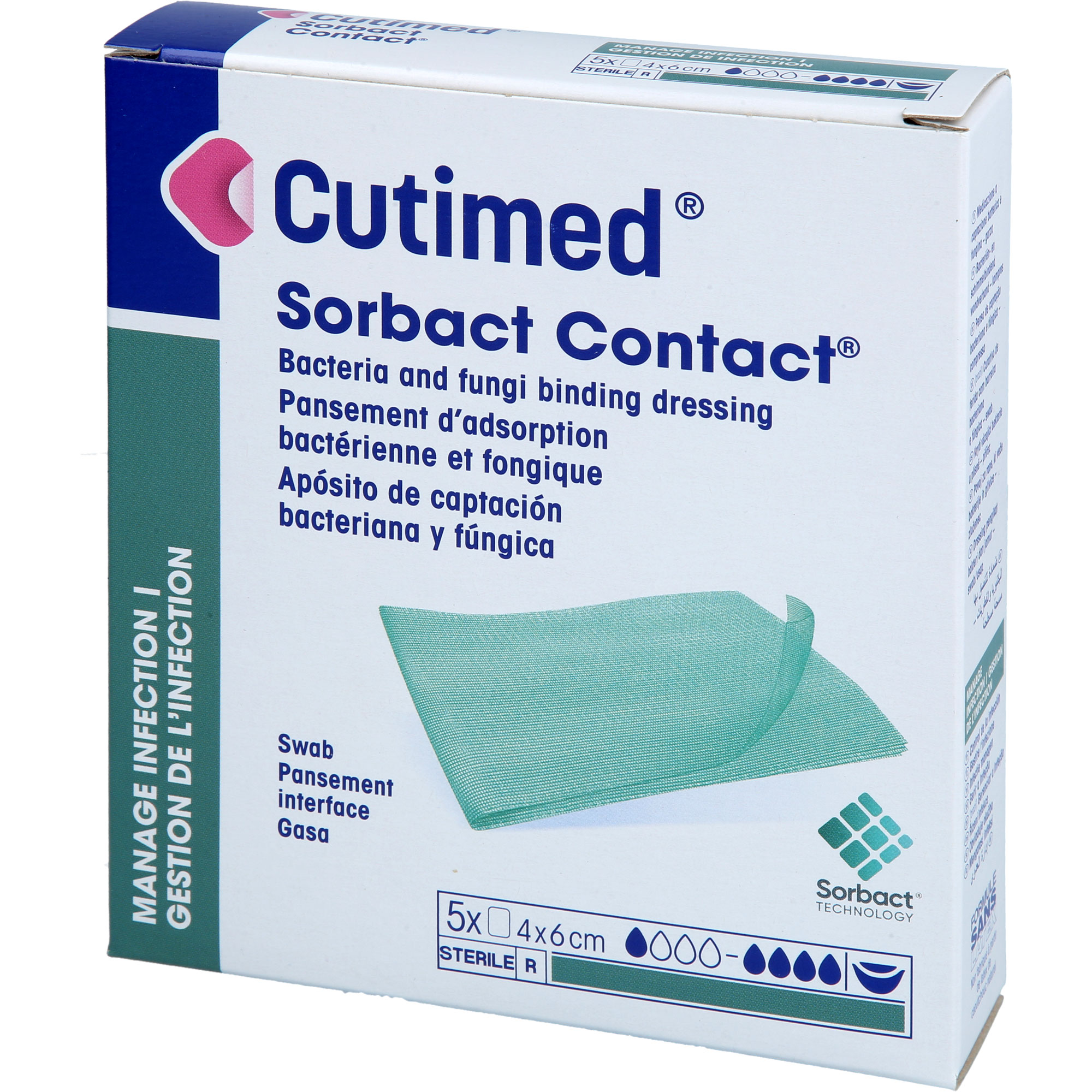Cutimed Sorbact Contact 4x6 cm 5 St B2B Medical bei onfy.de kaufen 20114125