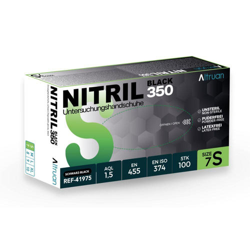 Altruan Nitril350 Black Unter.unst Latexf Puderf S 100 St BINGOLD bei onfy.de kaufen 20114622