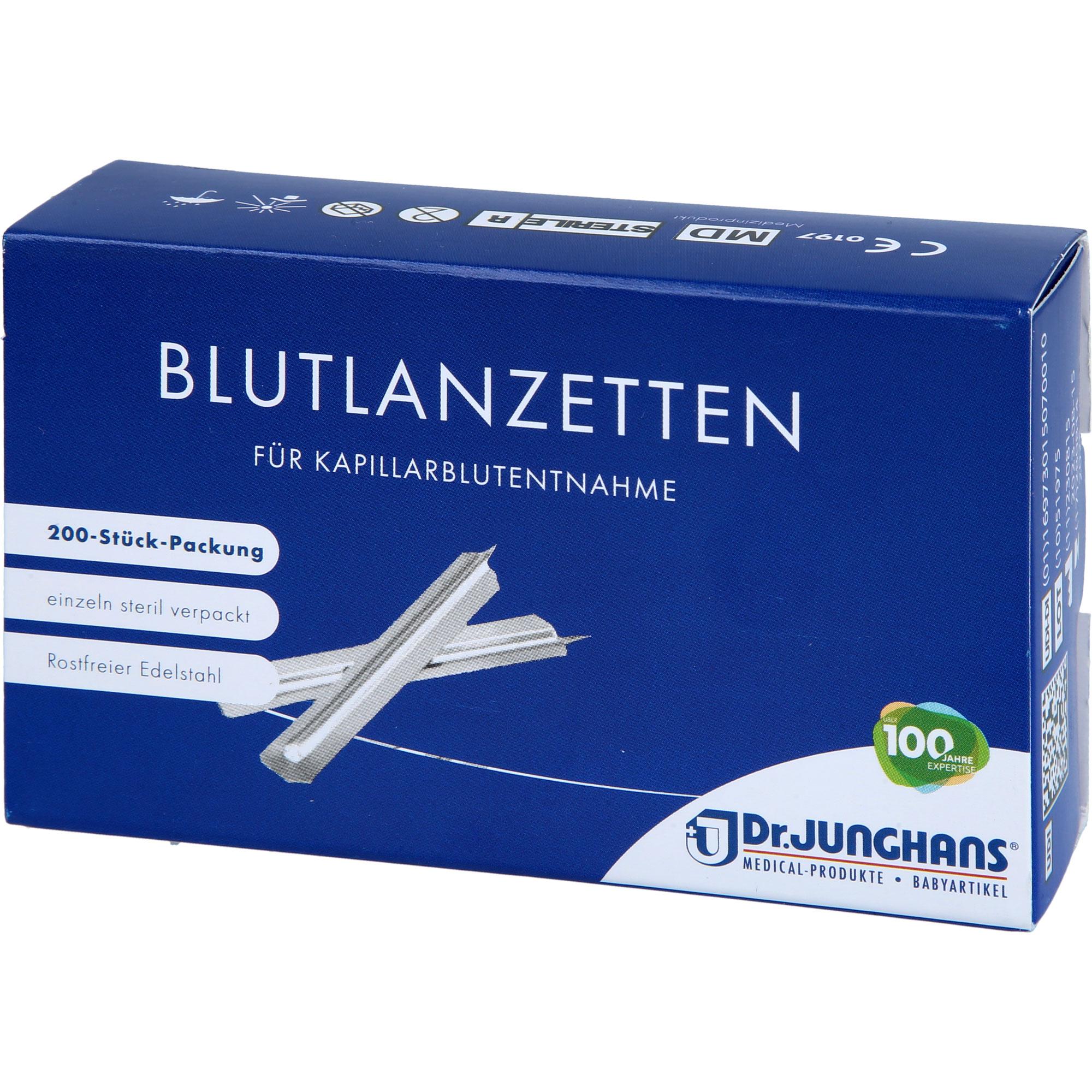 Blutlanzetten Einzeln Verpackt Steril 200 St Dr. Junghans Medical bei onfy.de kaufen 18874567