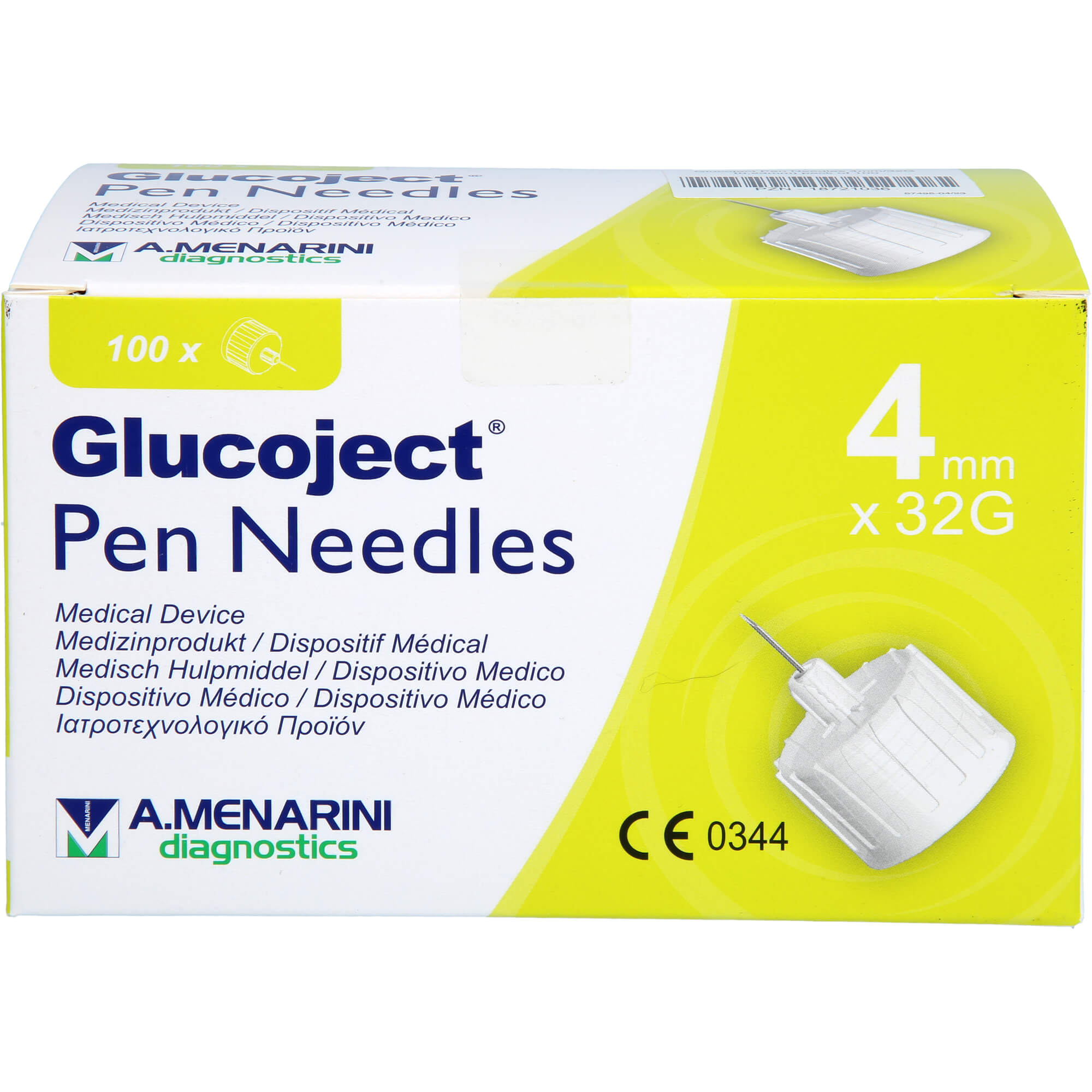 Glucoject Pen-Nadeln 4 Mm 32 G 0.23 Mm null