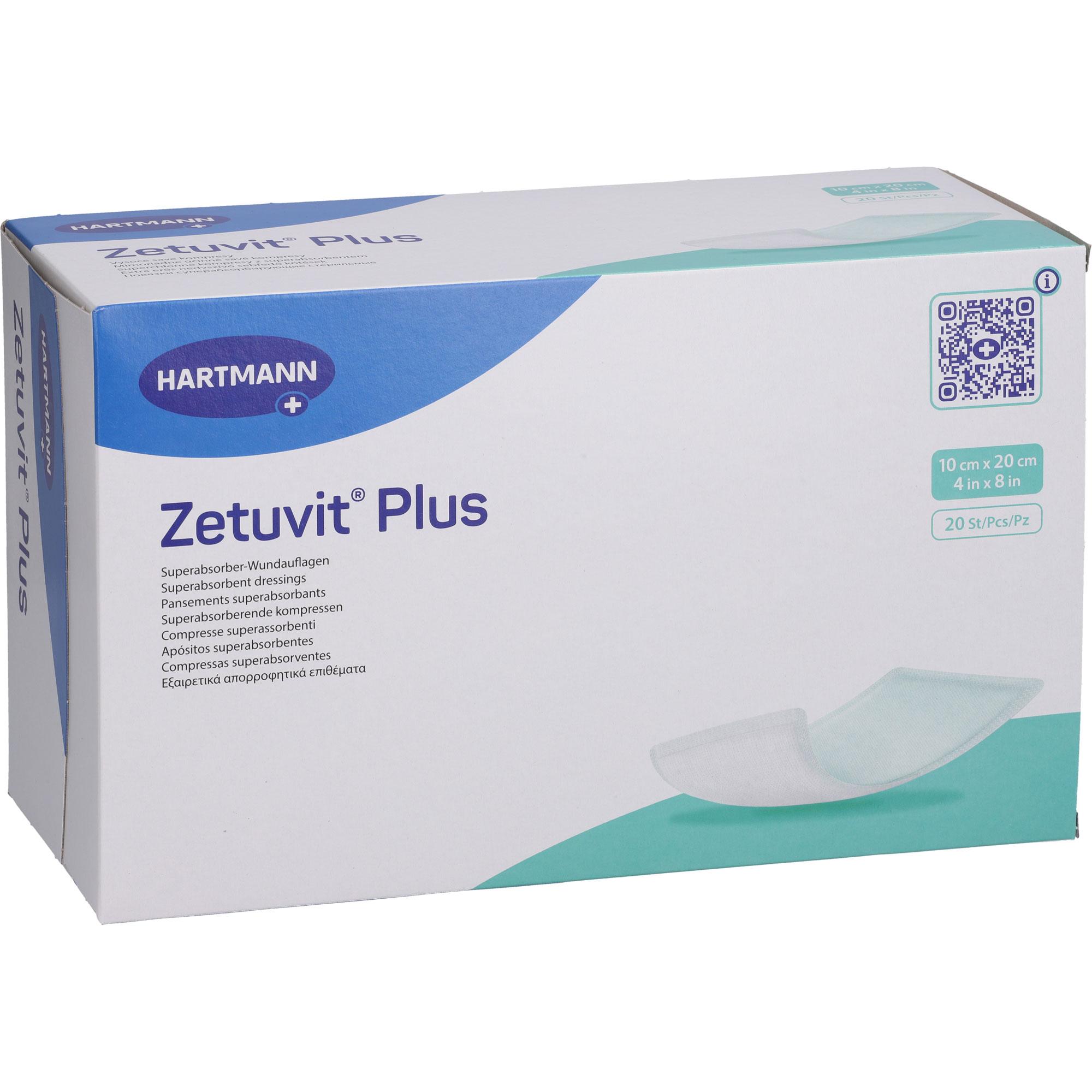 Zetuvit Plus Extrastarke Saugkompr.steril 10x20cm 20 St 1001 Artikel Medical bei onfy.de kaufen 19767589