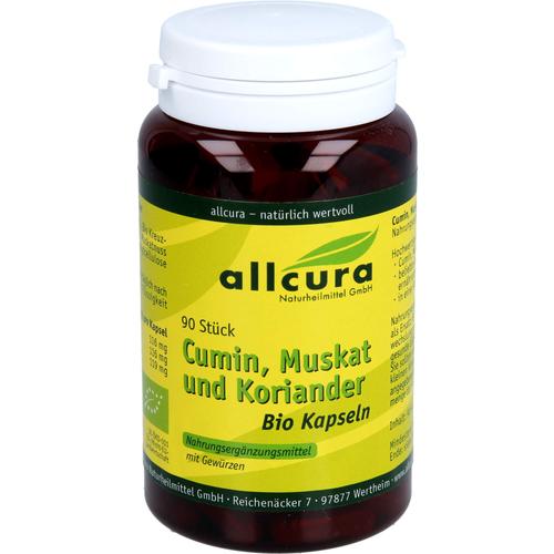 Cumin Muskat und Koriander Bio Kapseln 90 St allcura Naturheilmittel bei onfy.de kaufen 19301431