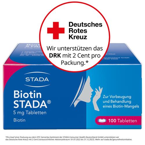 Biotin Stada 5mg Tabletten 100 St STADA Consumer Health Deutschland bei onfy.de kaufen 01328582