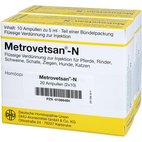 Metrovetsan N Vet 2x10x5 ml Dhu-Arzneimittel Gmbh & Co. Kg bei onfy.de kaufen 01066484