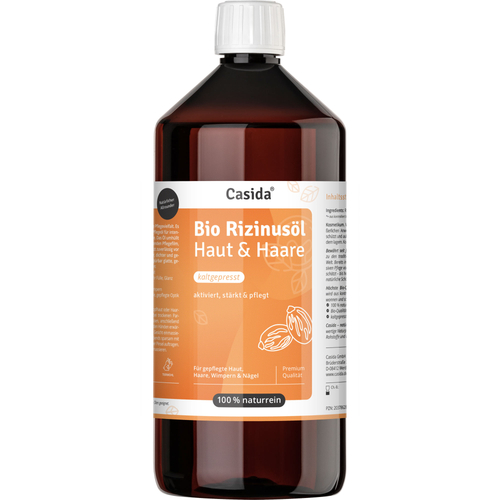 Rizinusöl Kaltgepresst Bio 1000 ml Casida bei onfy.de kaufen 20378628