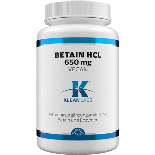 Betaine Hcl Vegan Klean Labs 120 St Supplementa bei onfy.de kaufen 19809603