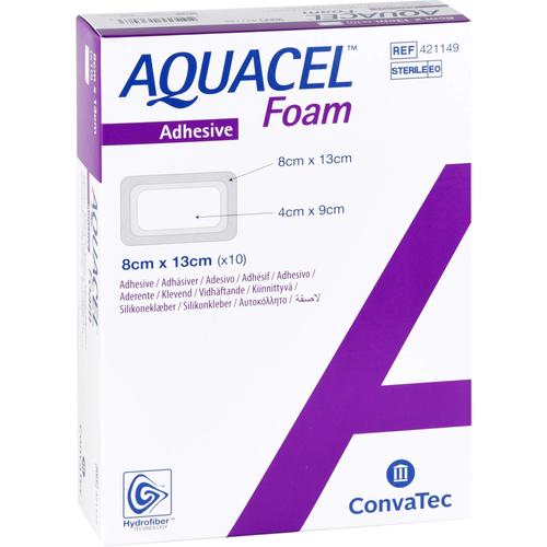 Aquacel Foam Adhäsiv 8x13 cm Verband 10 St FD Pharma bei onfy.de kaufen 18123683