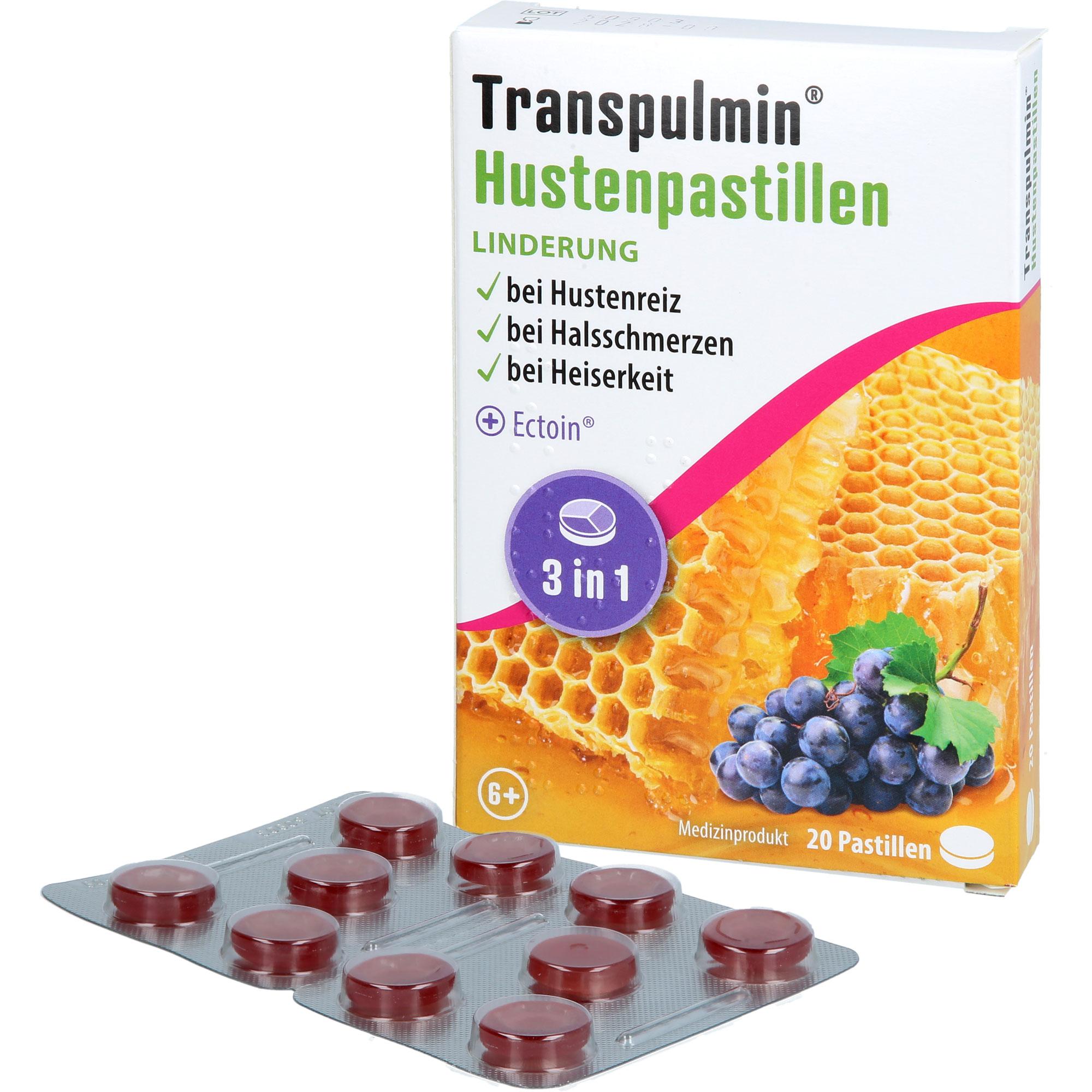 Transpulmin Hustenpastillen 20 St Cooper Consumer Health Deutschland bei onfy.de kaufen 19962718