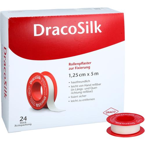 Dracosilk Rollenpflaster 1.25cmx5M ohne Schutzring 24 St Dr. Ausbüttel bei onfy.de kaufen 14171076