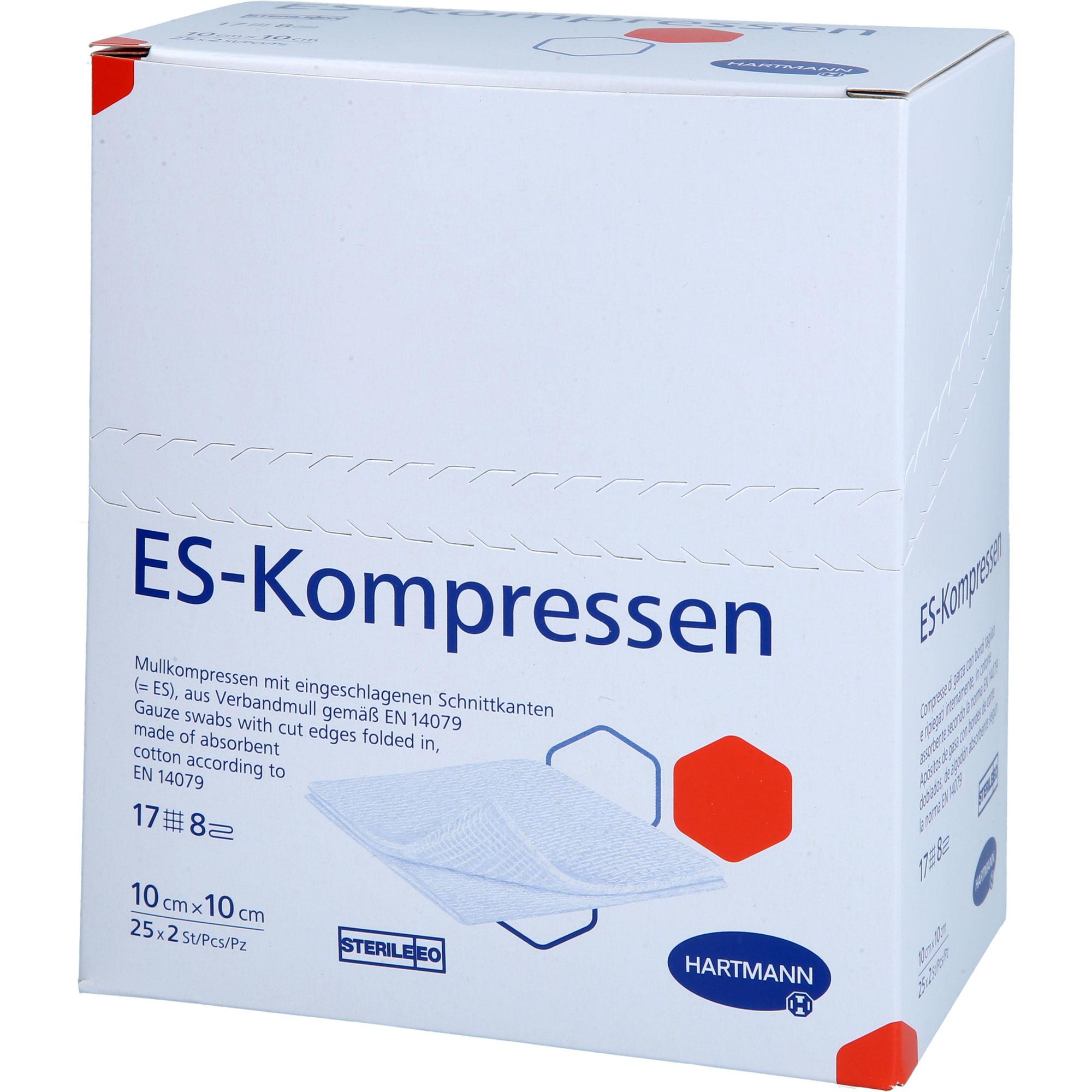 Es-Kompressen Steril 10x10 cm 8Fach 25x2 St BWB Medical bei onfy.de kaufen 19900019