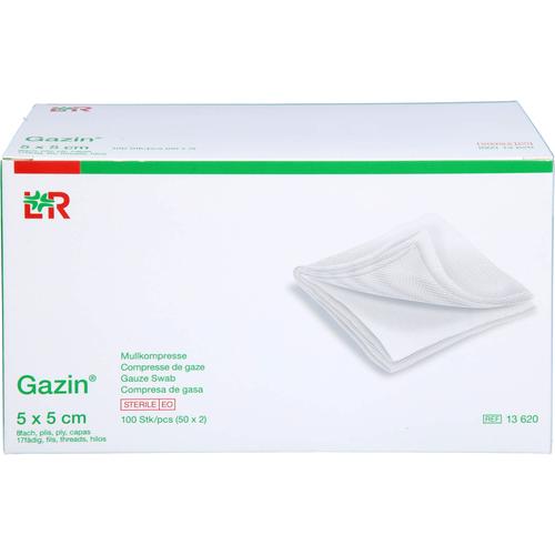 Gazin Mullkomp.5x5 cm Steril 8Fach 50x2 St Acti Medi bei onfy.de kaufen 17831946