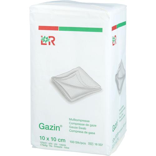Gazin Mullkomp.10x10 cm Unsteril 12Fach Op 100 St EurimPharm Arzneimittel bei onfy.de kaufen 18672119