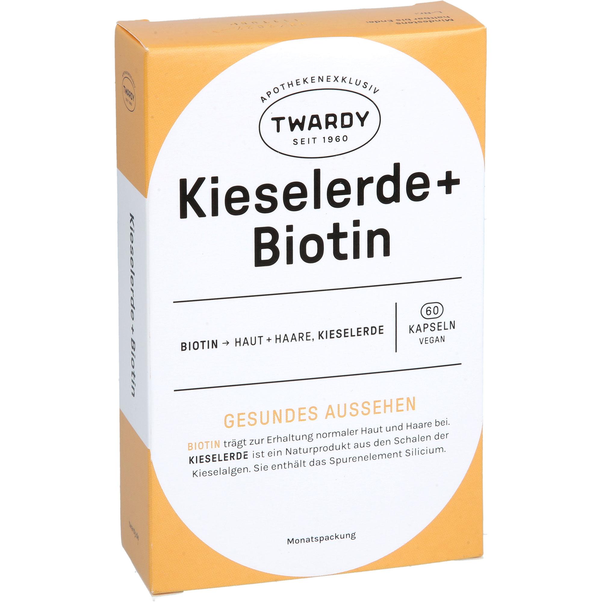 Kieselerde + Biotin - Kapseln Vegan 60 St Astrid Twardy bei onfy.de kaufen 19239991