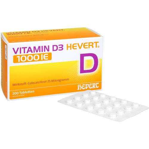 Vitamin D3 Hevert 1000 I.e. 200 St Hevert-Arzneimittel bei onfy.de kaufen 19448944