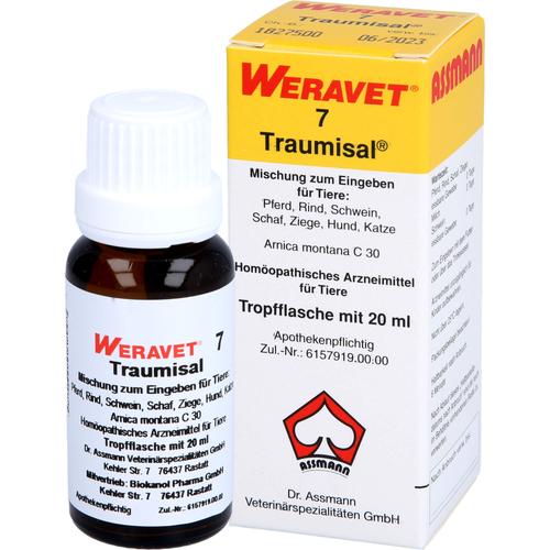 Traumisal 7 Vet 20 ml Biokanol Pharma Gmbh bei onfy.de kaufen 02538494