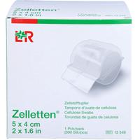 Zelletten Tupfer 4x5 cm Unsteril Rolle null