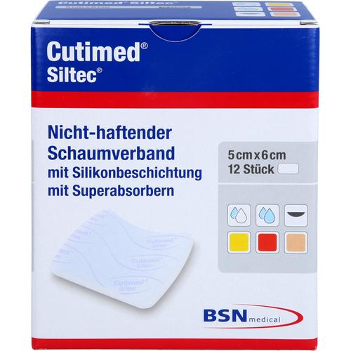 Cutimed Siltec Schaumverb.5x6 cm Nicht Haftend 12 St B2B Medical bei onfy.de kaufen 17992419